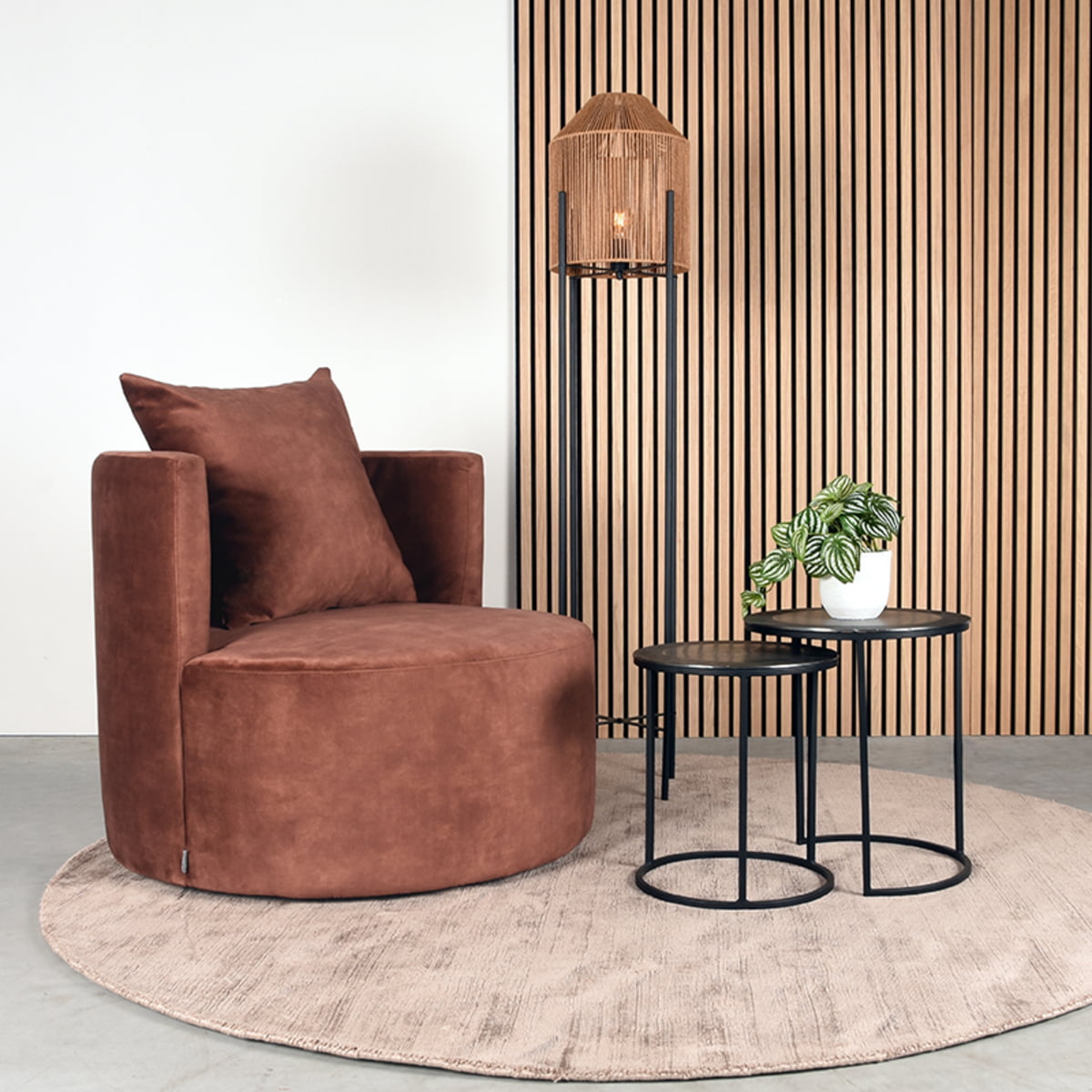 Fauteuil Evy Rust