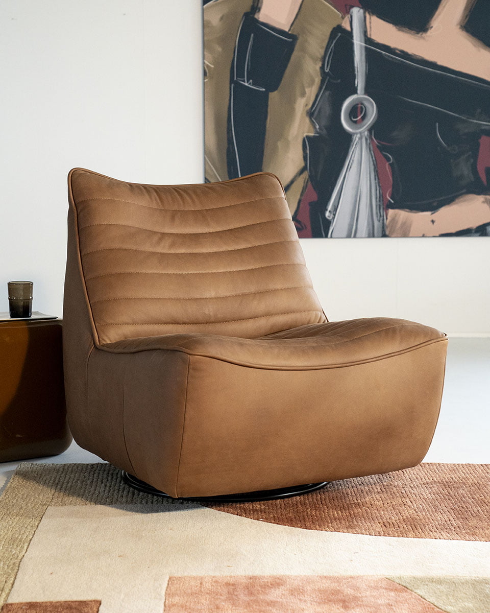 Fauteuil Matthew Bruin Gris