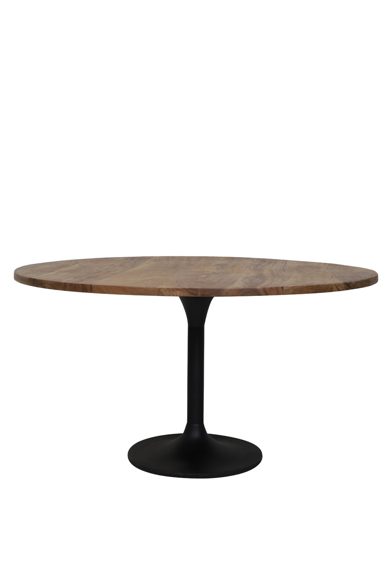 Eettafel BIBOCA acaciahout – zwart