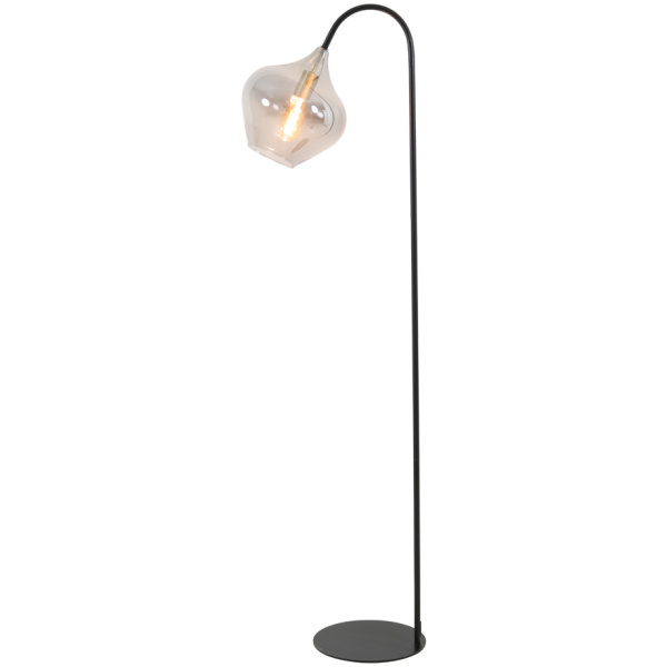 Light-Living-Vloerlamp-RAKEL-mat-zwart-smoke