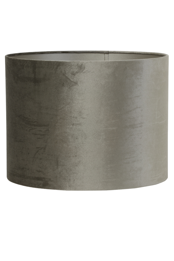 Lampenkap rond ZINC taupe