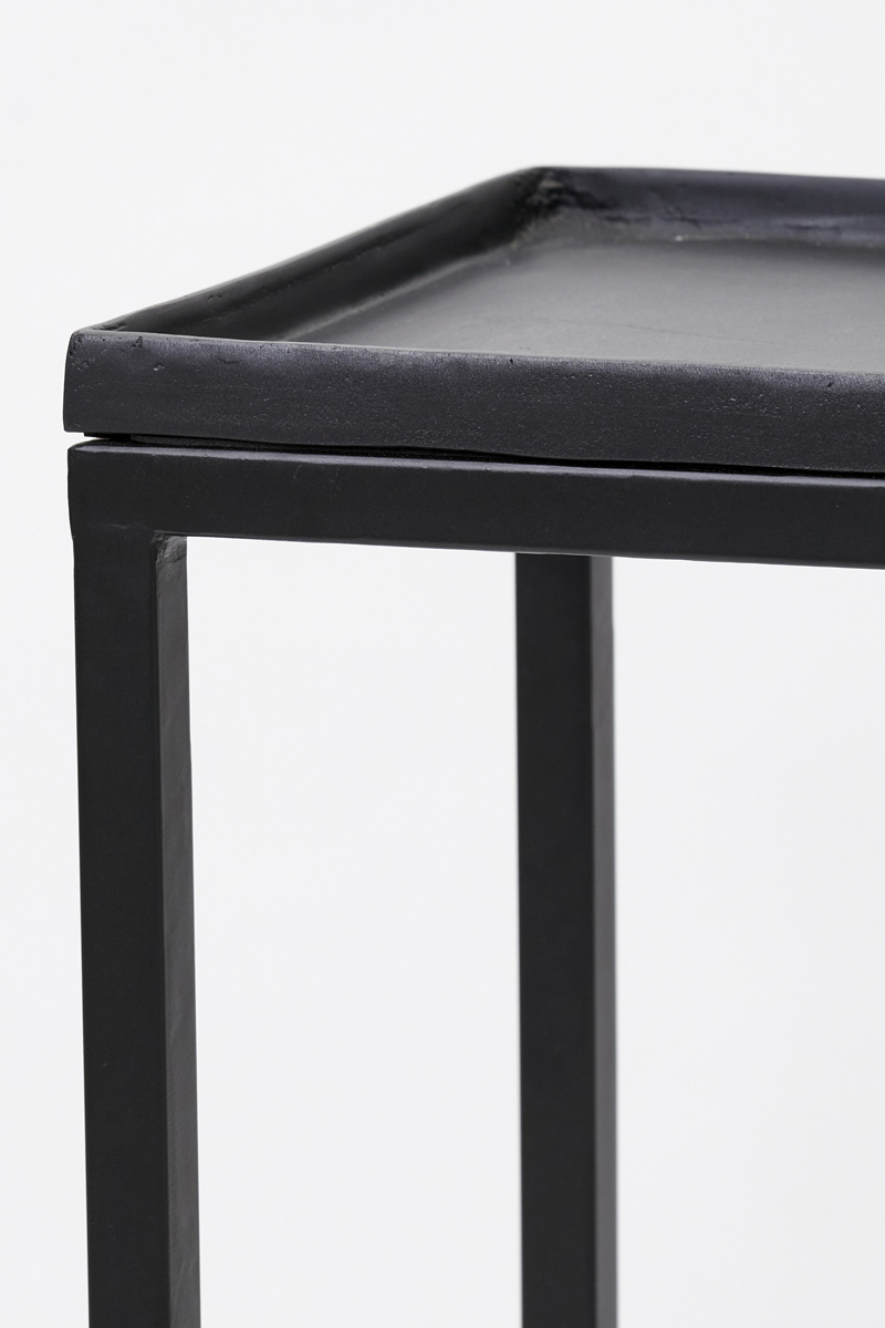 Sidetable KENDRA mat zwart