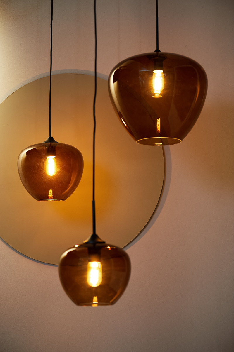 Hanglamp MAYSON bruin + zwart